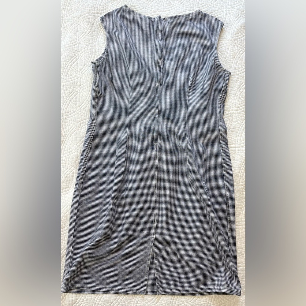Gingham Liz Claiborne Denim Dress 12 Petite - Picture 11 of 15